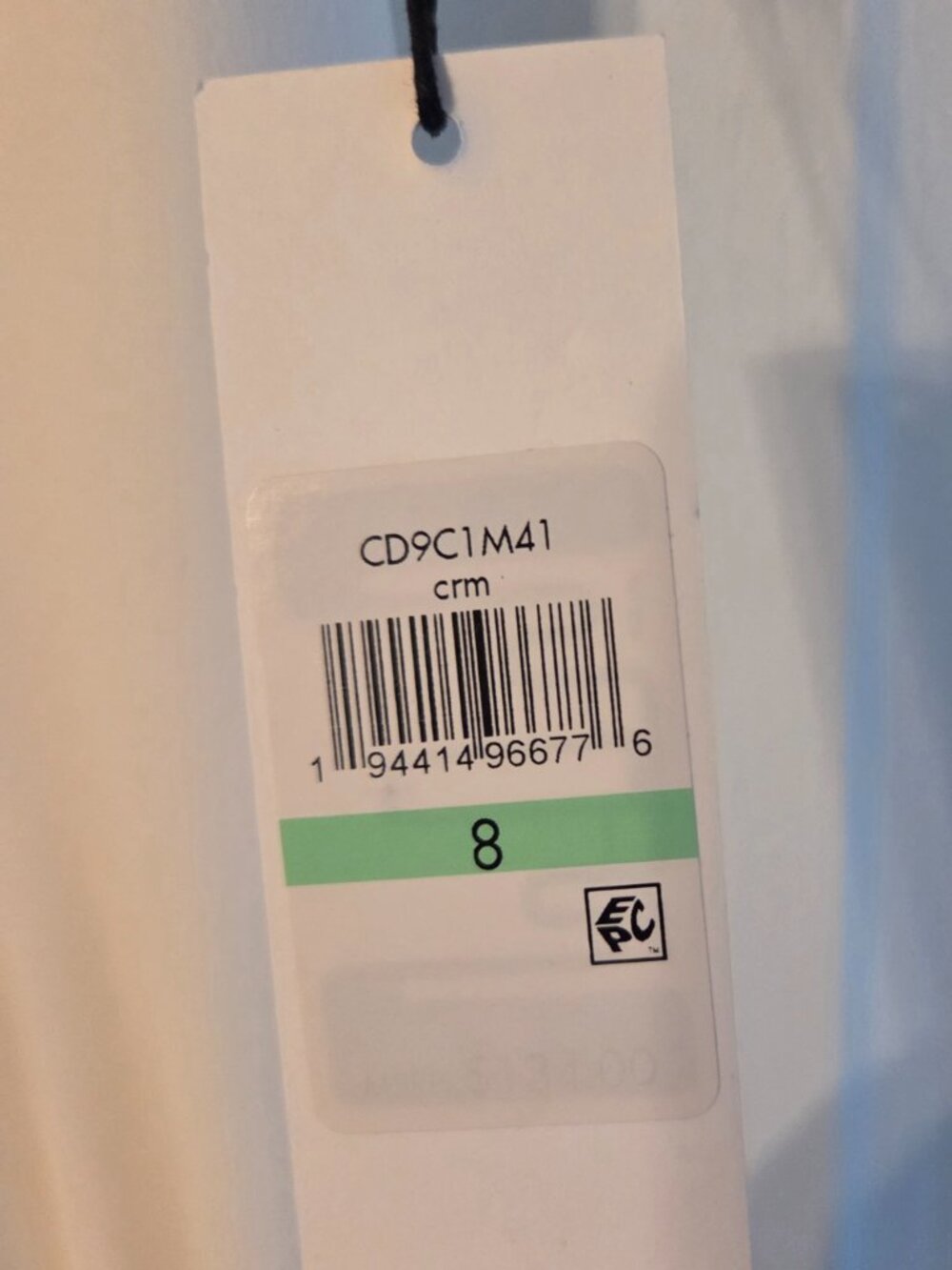 Calvin Klein White Size 8 Dress with Ruffled Collar - Picture 8 of 9